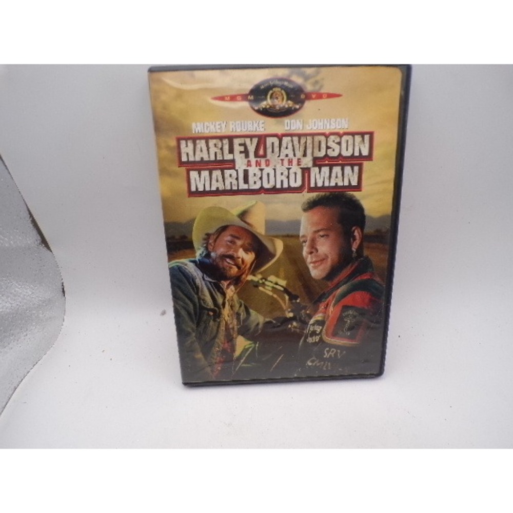 Harley Davidson and the Marlboro Man DVD Mickey Rourke Don Johnson MGM 1991 Acti